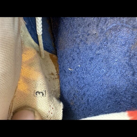 Converse Vintage Floral Pattern Made In The USA SIZE 3 - Picture 7 of 8